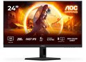 24-inch AOC gaming monitor met FHD, 200Hz, snelle IPS, 0.5ms GTG, G-Sync, lage input lag, brede kleurengamma, met een game-afbeelding.