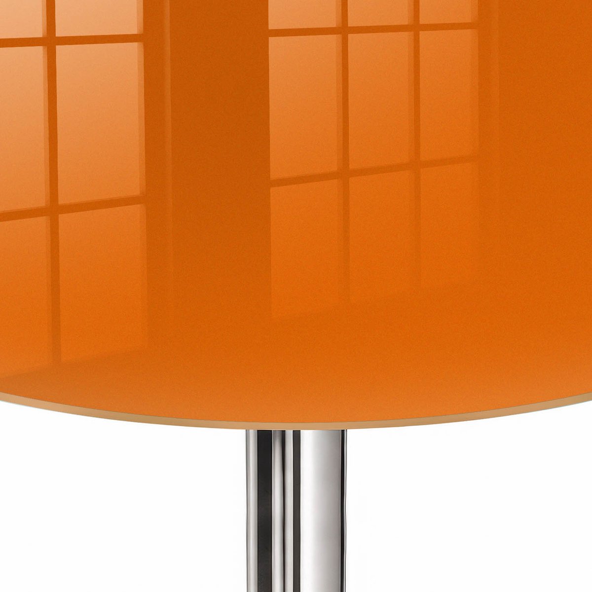 ArtPrintCave Sterk oranje Glazen Tafelblad fi70 cm - Tafelblad Rond - Oranje Glasplaat - Achtergronden en patronen Bureaublad