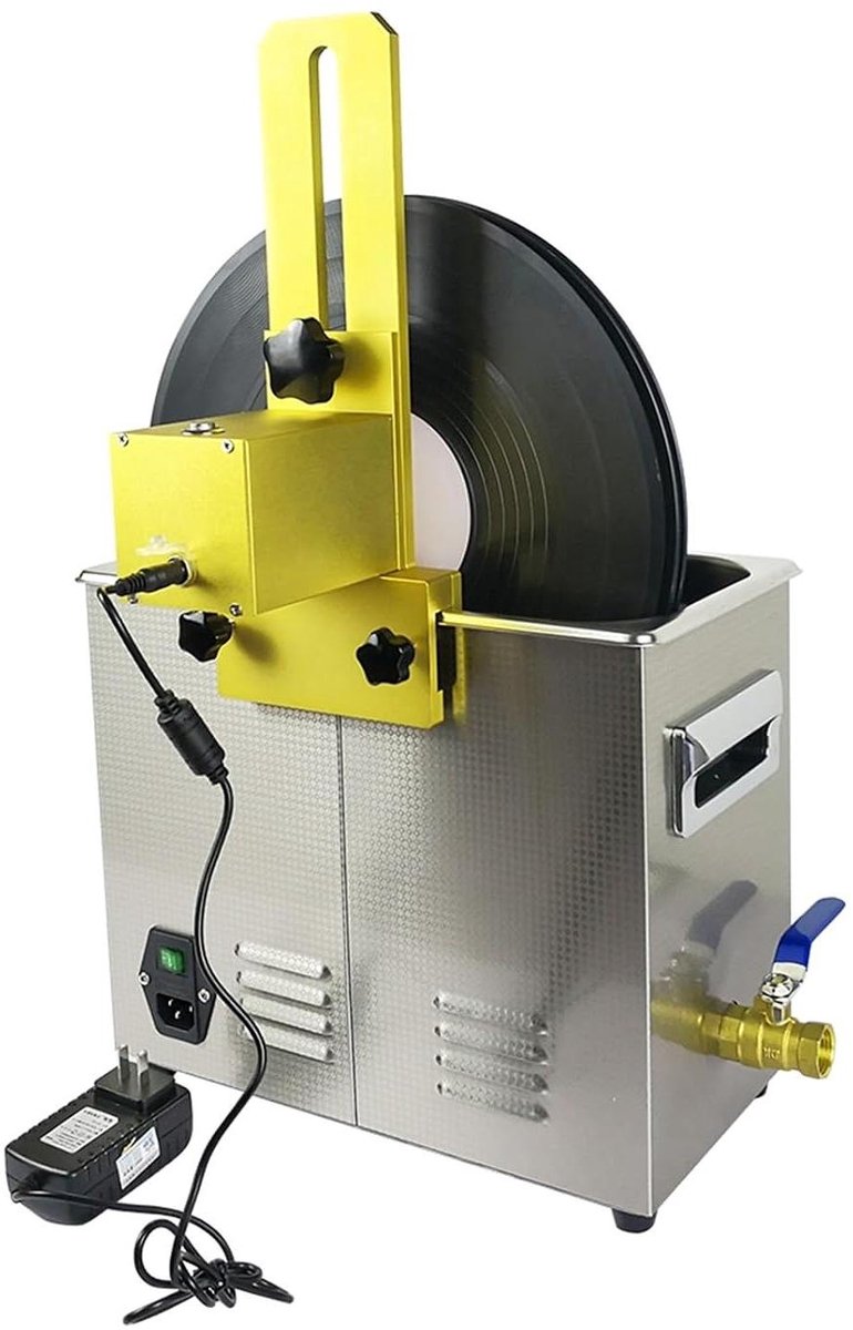 Ultrasone Reiniger - Vinyl Reiniger - Platen Wassen - 6.5L Tank - 180W - Zilver