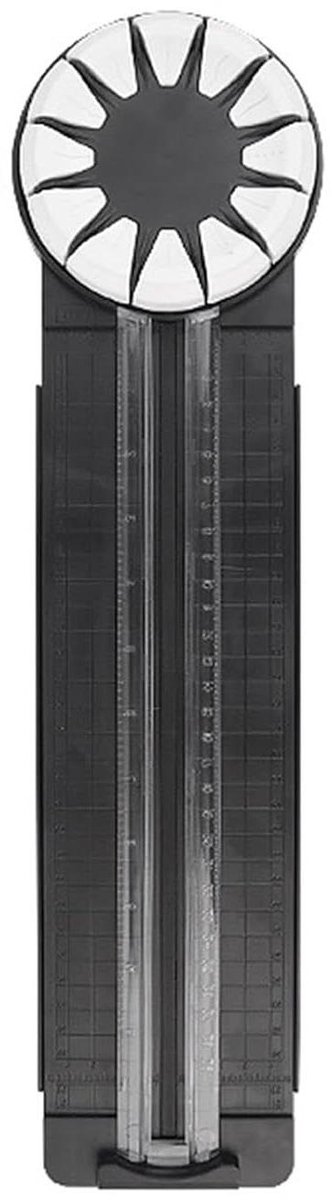 Papier Snijmachine - Papier Snijder - Hobby Papier Snijden - Twaalf Snijopties - 47 x 13 cm - Zwart
