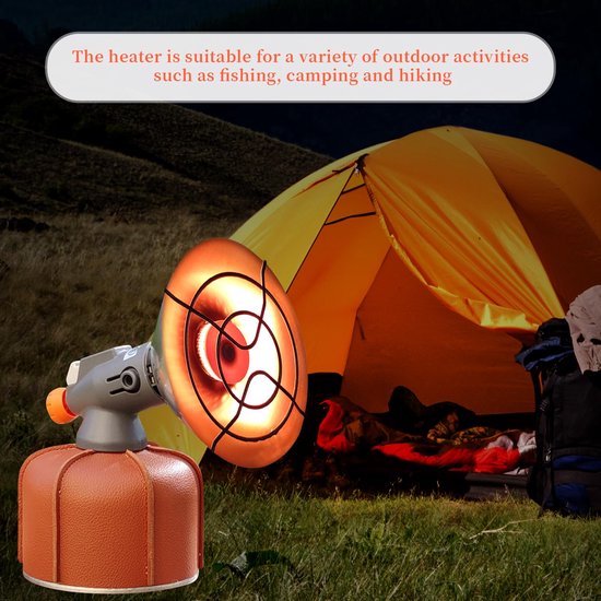 SnelShoppen - Draagbare Buitenverwarmer, Lichtgewicht Gasverwarmer Voor Kamperen, Vissen, Wandelen, Ideaal Voor Campingtenten, Compact En Efficiënt van Snelshoppen — afbeelding 4