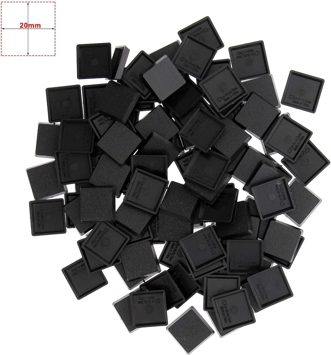 100pcs 20mm* 20mm Plastic Vierkante Model Basis voor Tafelspelen MB1020 Oorlogs Spellen