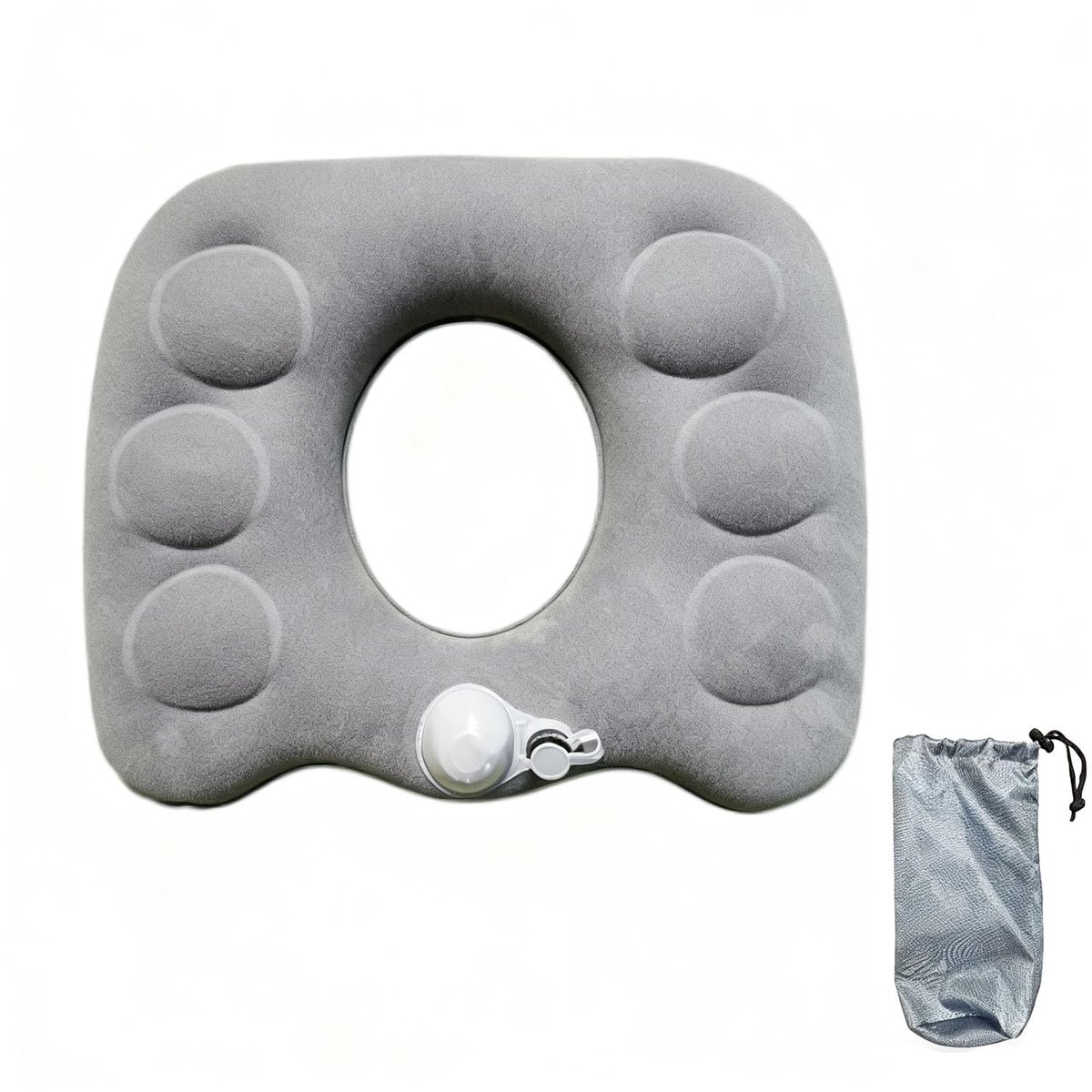 Omgoods - Opblaasbare Donut Kussen - Ergonomisch Zitkussen voor Thuis en Kantoor