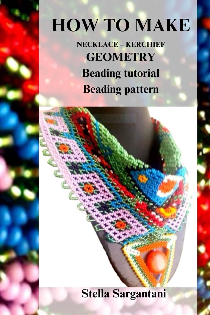 TO MAKE NECKLACE – KERCHIEF GEOMETRY BEADING TUTORIAL BEADING PATTERN: Beading tutorial step by step