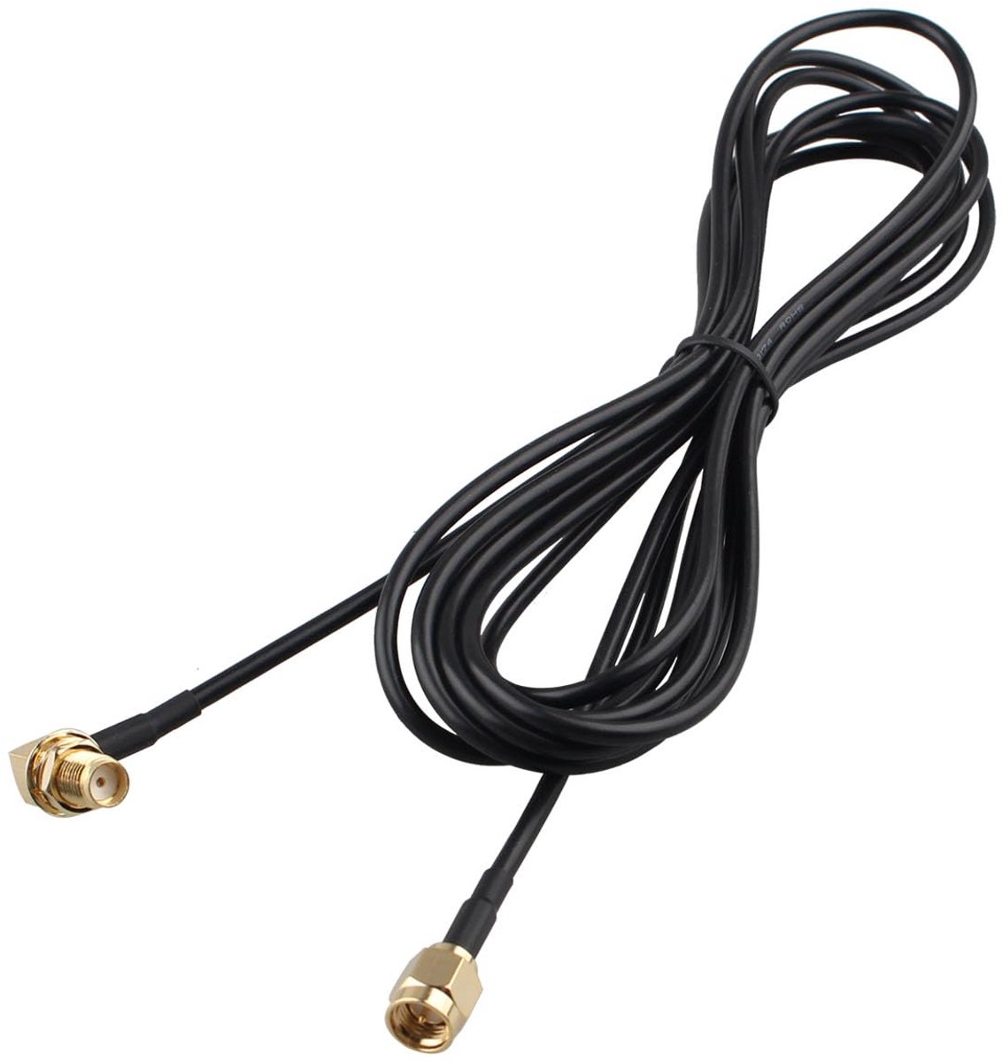 Mannelijke naar SMA Vrouwelijke Haakse Adapter Antenne Verlengkabel RG174 Coaxiale Kabel 3 m/9.8 voet voor 4G LTE Antenne WiFi Router WLAN FPV Drone Controller Ham Radio Transceivers