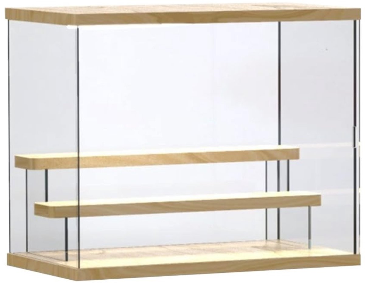 Omgoods - Acryl showcase met LED-verlichting - 3/4/5 niveaus voor verzamelobjecten