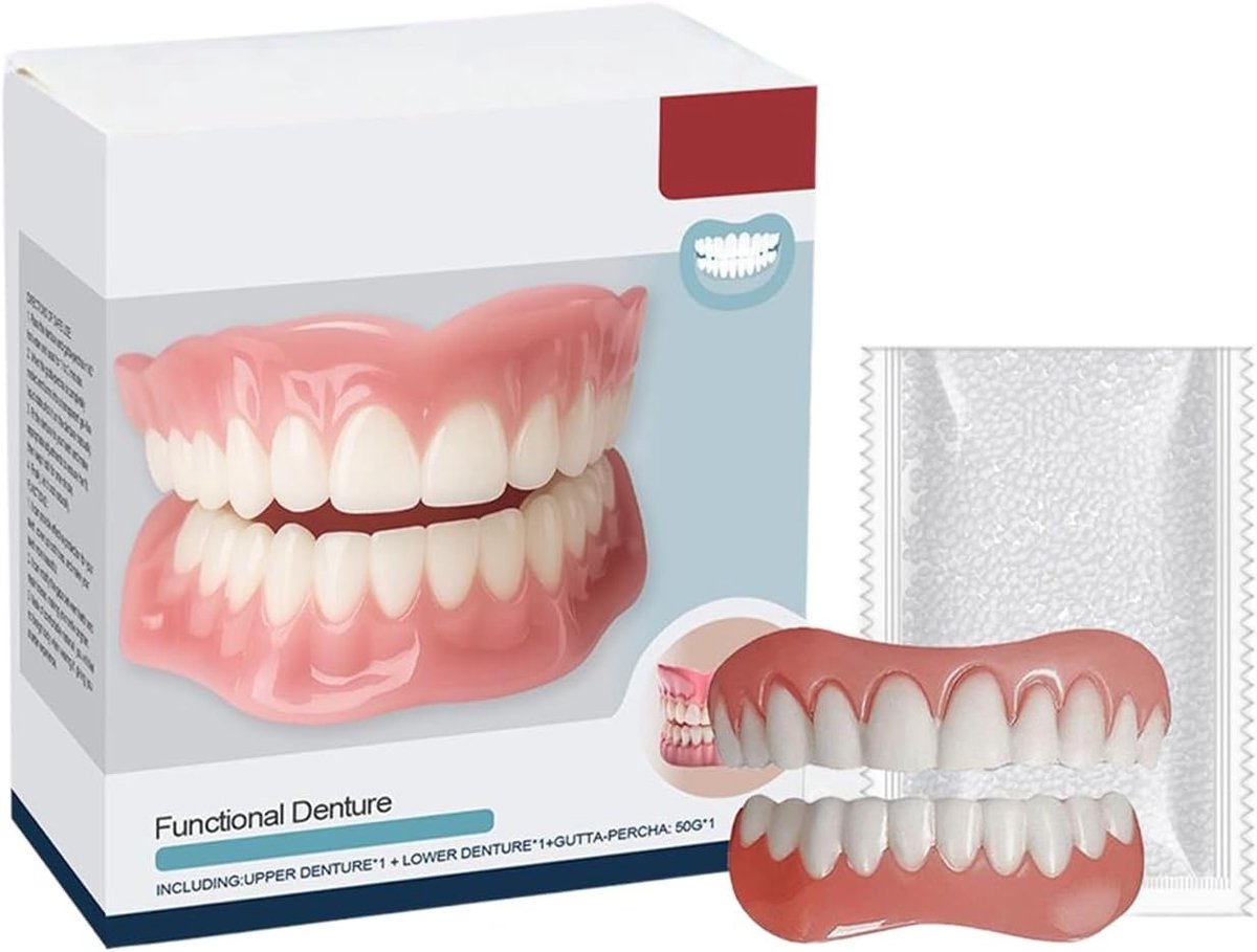 Tanden Cosmetische Veneers Set, Verstelbare Klikprothesen, Voor Boven- En Ondertanden, Tijdelijke Tandreparatie, Tanden Bleken, Verbergen Van Scheve Tanden