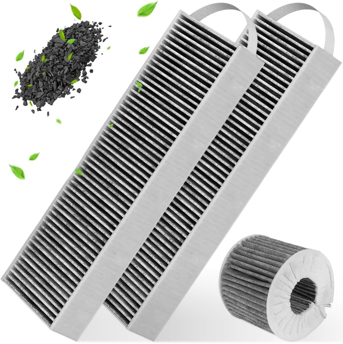 Omgoods - Set van 2 Actieve Koolstoffilters - Vervangingsfilters voor Afzuigkappen