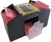 Kaartenschudmachine - 4 decks - Schudmachine voor speelkaarten - Kaartenschudder - Card shuffler - Op batterijen