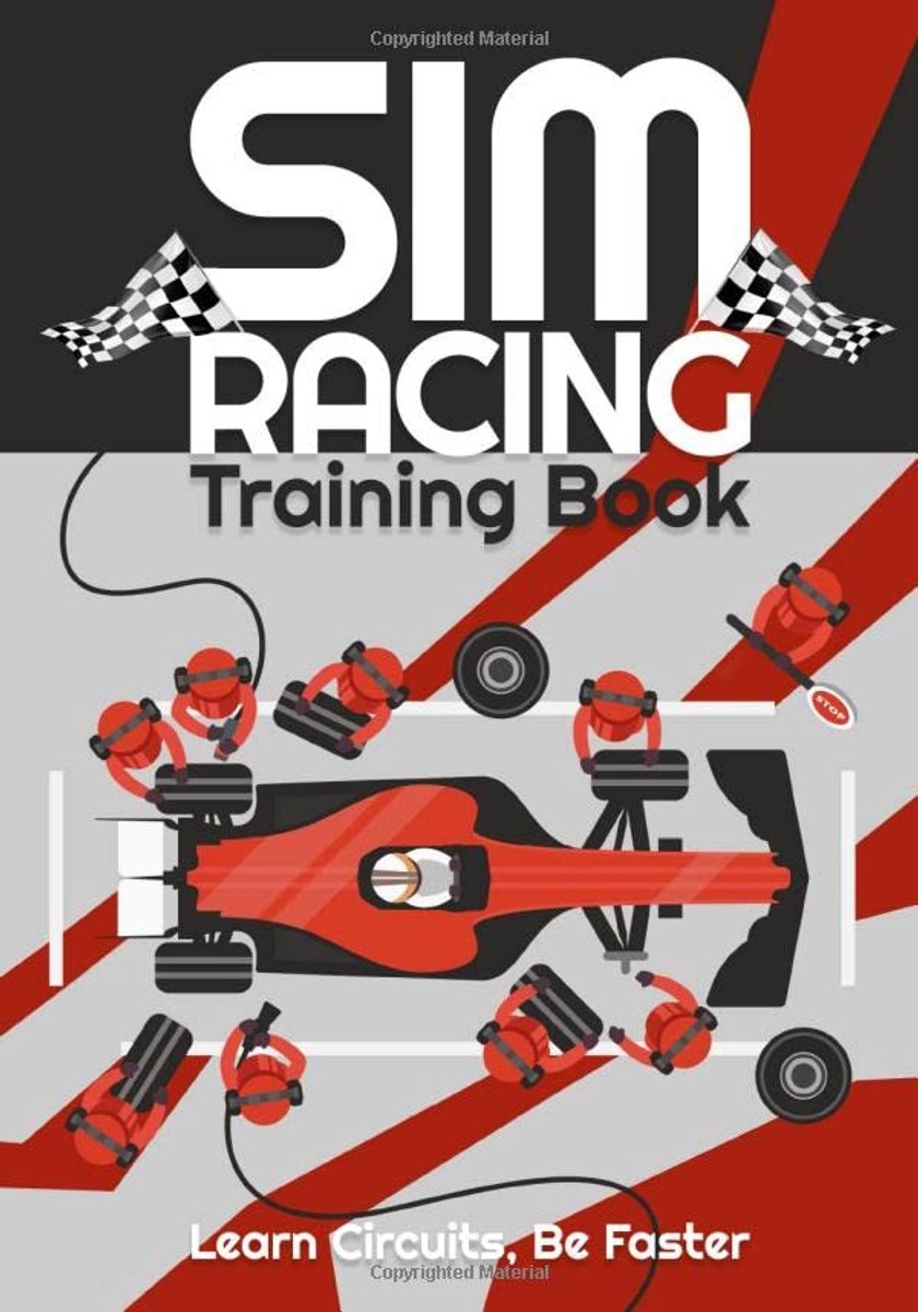 SIM RACING TRAINING BOOK: Racing Games Journal to help you learn tracks, improve your lap times by drawing and noting - ShopVlot