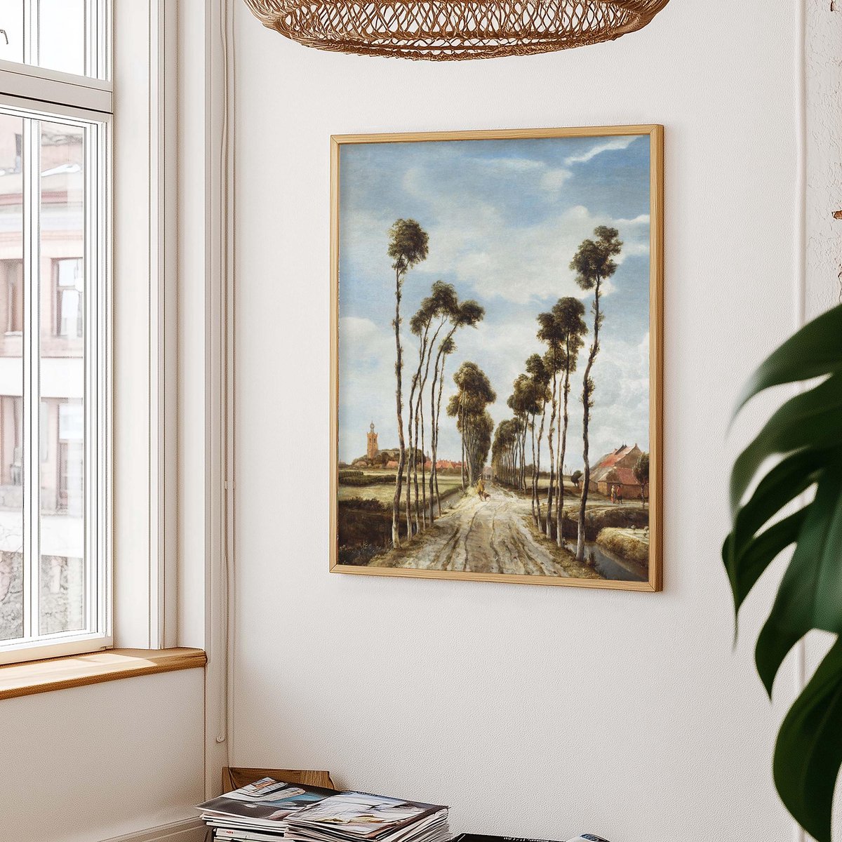 Landschapsposter De laan van Middelharnis 30 x 40 cm