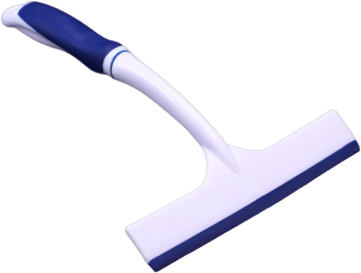 Douchewisser Rakel - Raamwisser Badkamer - Schoonmaken Oppervlakken - Ergonomische Grip - 17.5 x 5 x 26.5 cm - Blauw