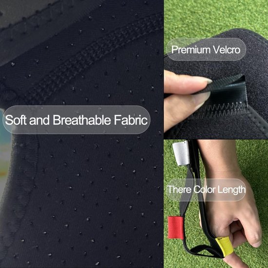 Golf Swing Trainer - Golf Swing Hulp - Swing Verbeteren - Verstelbare Lengtes - Regular - Zwart — afbeelding 2