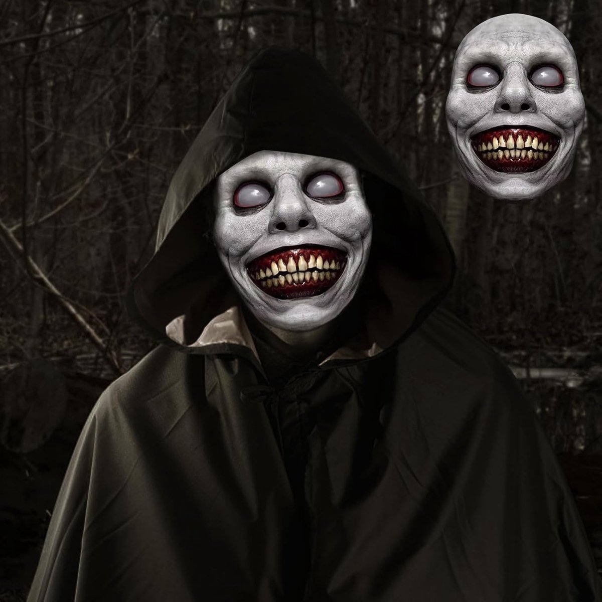masker horror, Halloween ghostface scream, glimlachend demonenmasker, Scream Ghostface horrorfilm-masker, party cosplay rekwisieten
