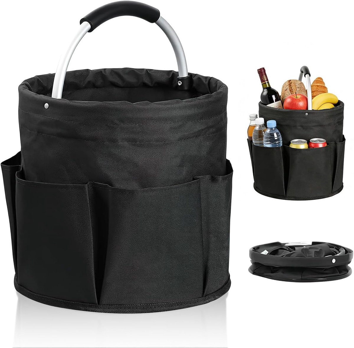 Boodschappenmand, opvouwbaar, 18 liter, grote isolatiemand