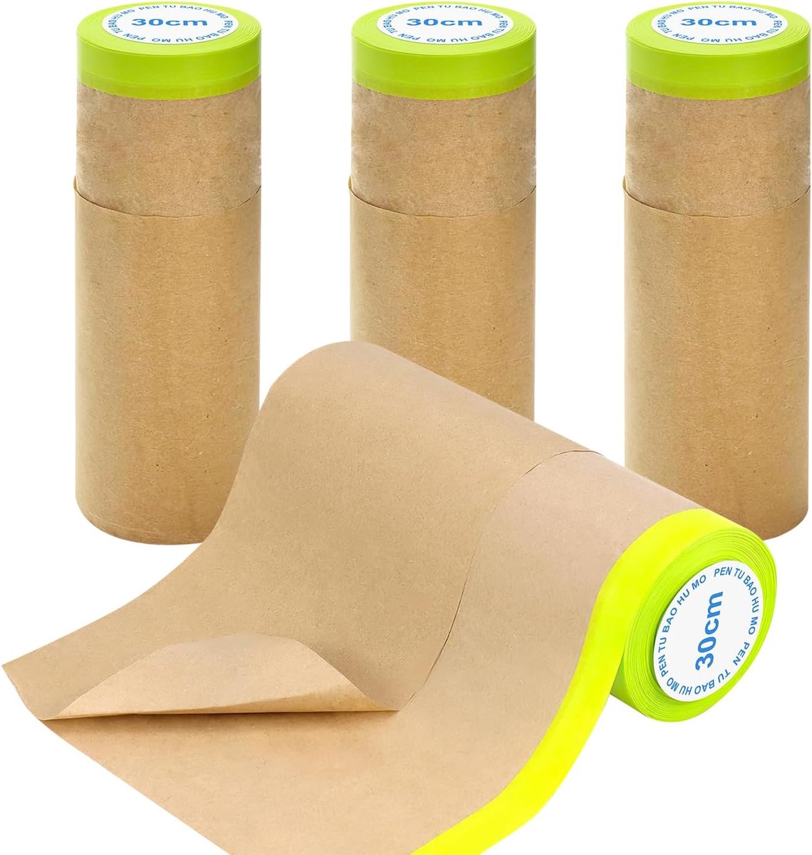 schilder, afdekpapier, kraftpapier, voorgelijmde afdekfolie met