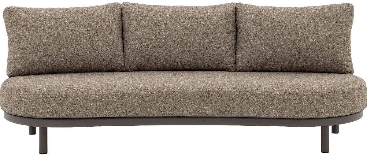 Goossens Zitmeubel Catch of the Day - Buitenstof - bruin - 218 x 68 x 88 cm