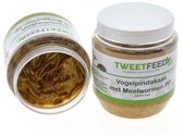 Tweetfeed Vogelpindakaas Meelwormen 350 gram PP Per stuk