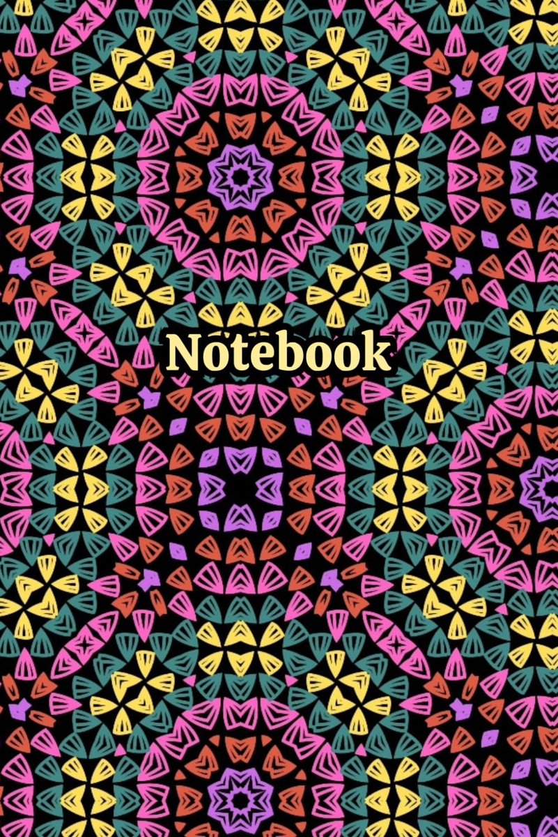 Haakpatroon Notitieboek - Geometrische Print - Lege Bladen - Ideaal voor Creatieve Ideeën - ShopVlot