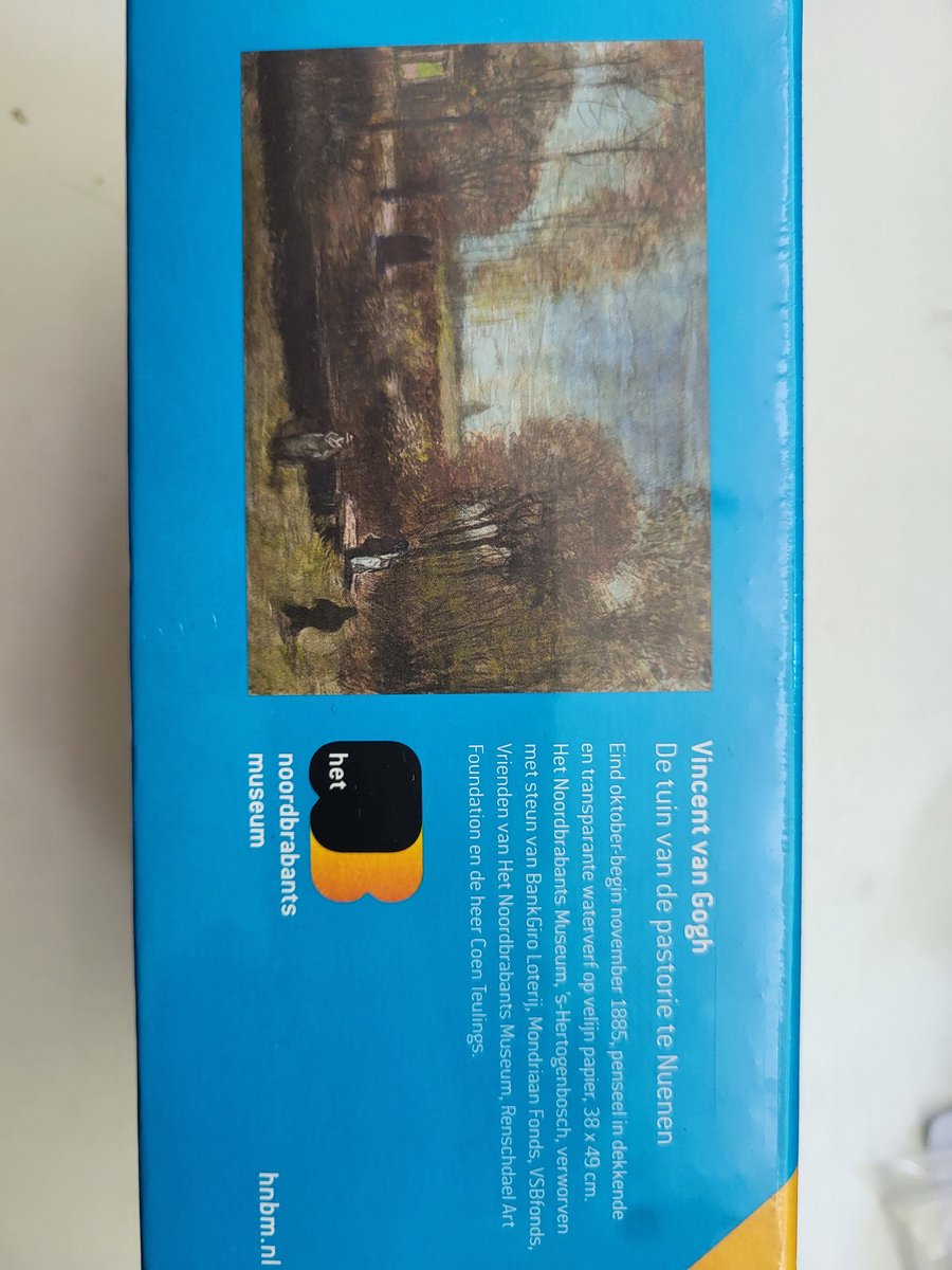 Puzzel Vincent van Gogh - De tuin van de pastorie te Nuenen (1000 stukjes, speciale uitgifte Noordbrabants Museum)