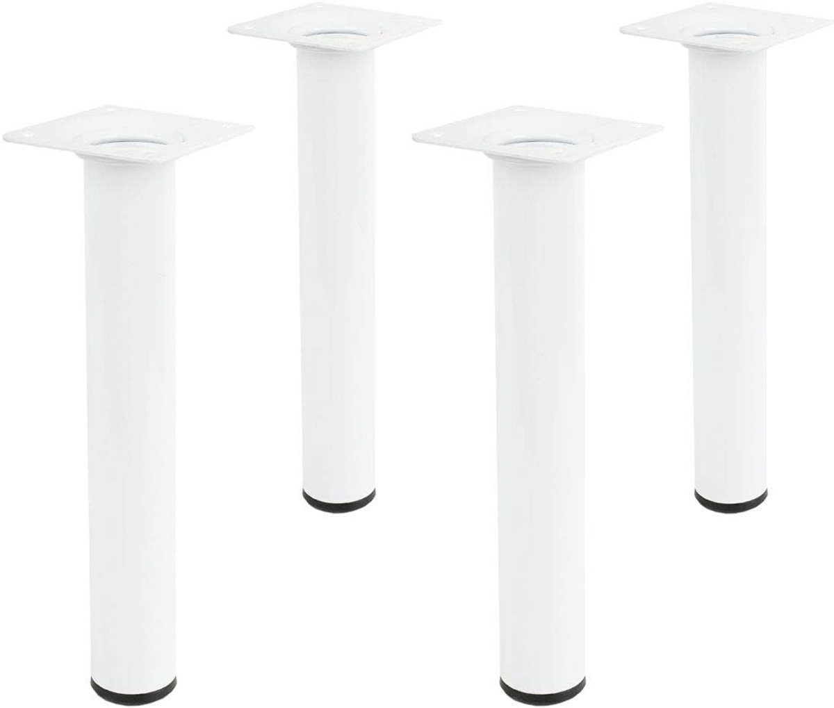 Meubelpoten rond 30 x 250 mm - staal - robuust en veelzijdig - ideaal voor tafels en bureaus - ShopVlot
