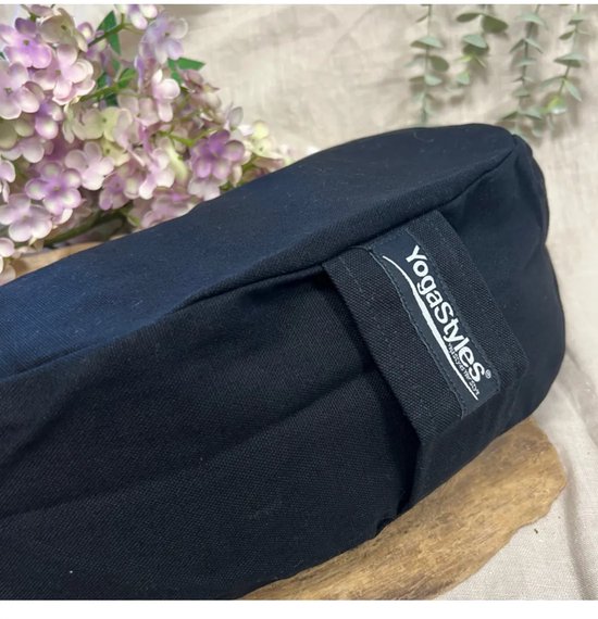 YogaStyles Meditatiekussen Organic Moon Zwart van YogaStyles — afbeelding 5