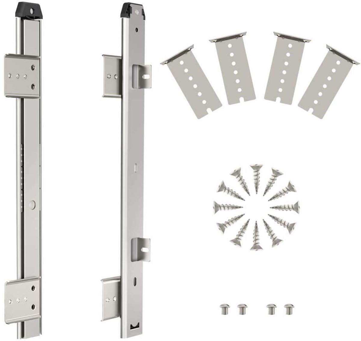 Omgoods - Heavy Duty 355mm stalen keyboard ladegeleiders