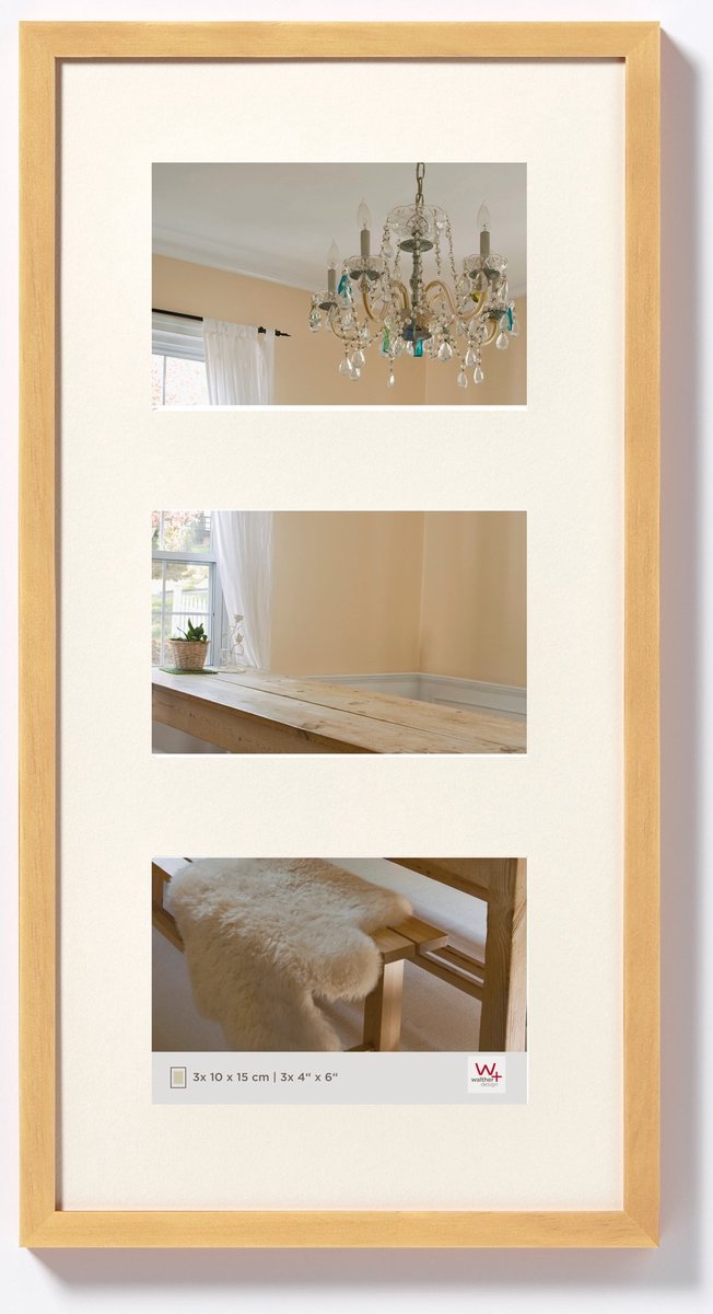 Omgoods - Fotolijst in Natuurlijk Hout - 10x15 cm