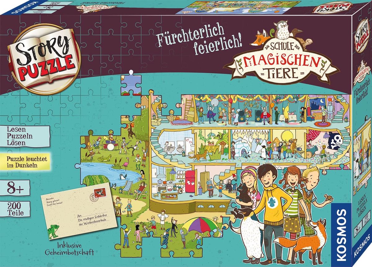 Omgoods - Schule der Magischen Tiere - Story Puzzle: Fürchterlich Feierlich!