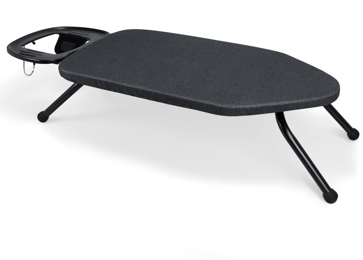 Omgoods - Kleine Vouwbare Strijkplank met Hanger en Warmtebestendige Dekking