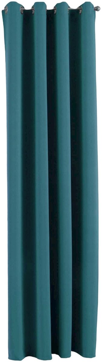 Omgoods - Gardinenbox Opaque Newyork Petrol Thermal Blackout Gordijn - UV-Bescherming & Geluidsisolatie