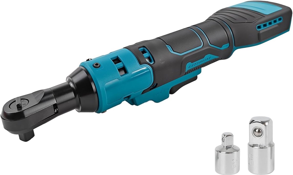 3/8" draadloze ratelsleutel compatibel met Makita 18V, elektrische