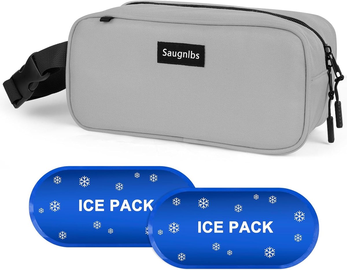 Koeltas Mini - Geïsoleerde Lunchtas - Inclusief IJsblokken - Ideaal voor Reizen - ShopVlot