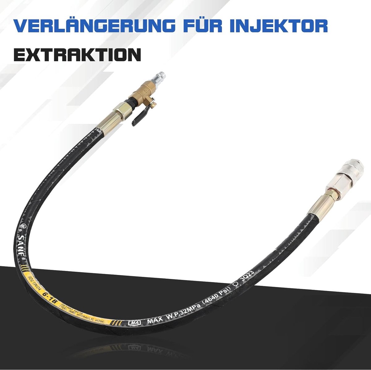 21-delige set Diesel inspuitmondtrekker, pneumatisch injectortrekker