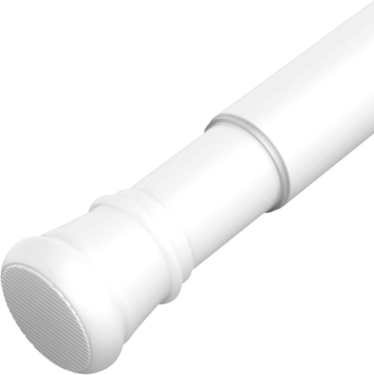 Gordijnroede Klem - Telescoopstang Badkamer - Ruimte Indelen - Boren Vrij - 85-230 cm - Wit