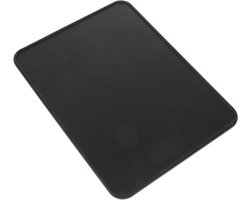 Espresso Tamper Mat - Koffiemat Hoekbeschermer - Koffie Bereiden - Antislip Ontwerp - 20x15 cm - Zwart