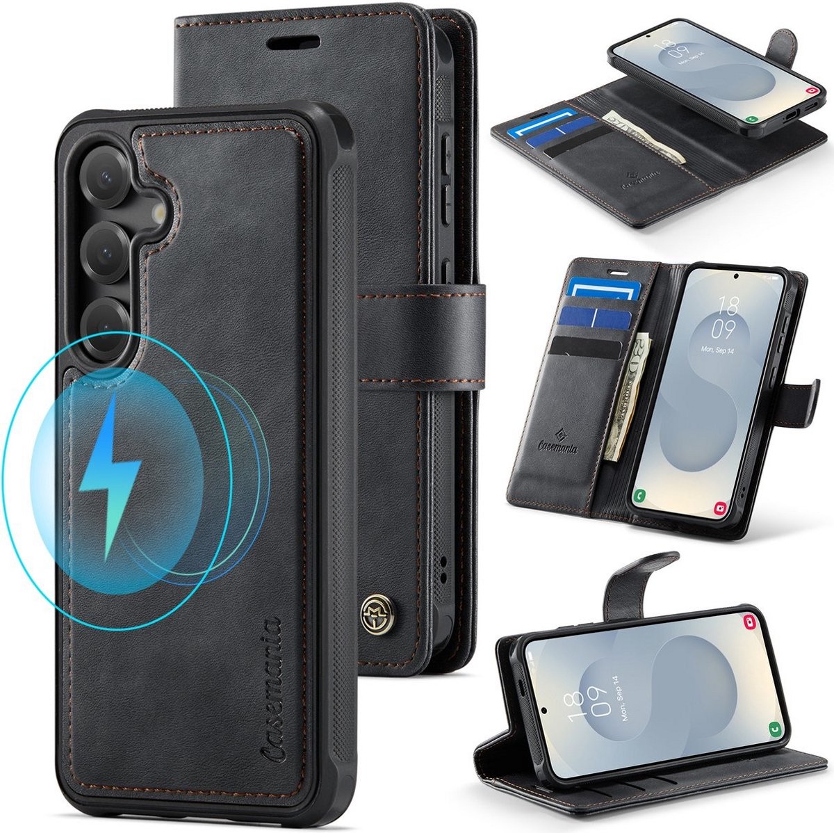 Casemania - Samsung A27 - 2-in-1 Magnetic - MagSafe Case - Zwart