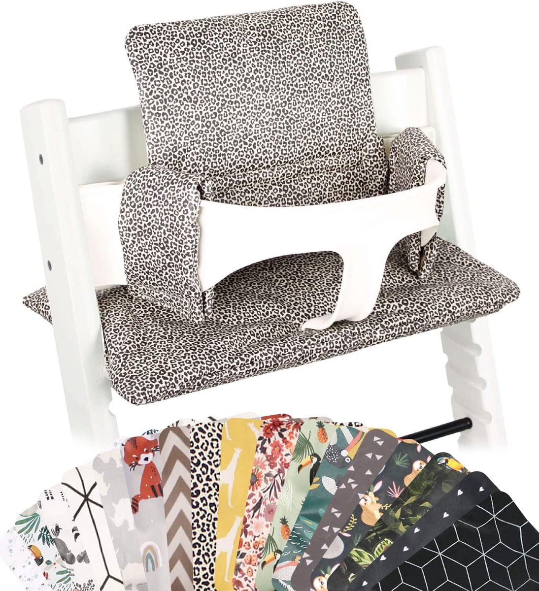 Kussen voor Stokke Tripp Trapp - Handgemaakt - Veel kleuren en patronen - Comfortabel zitten - ShopVlot