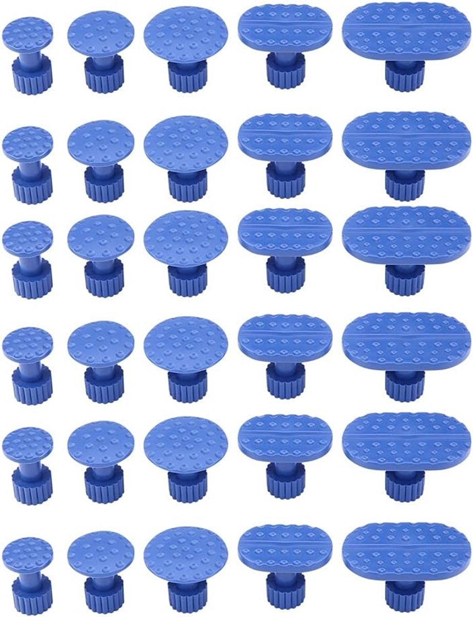 SnelShoppen - 30pcs Auto Dent Repair Puller Tabs - Dents Verwijderen, T-bar Hammer, Slide Hammer, Perfect voor Auto, Motor, Koelkast - Hoogwaardige Re