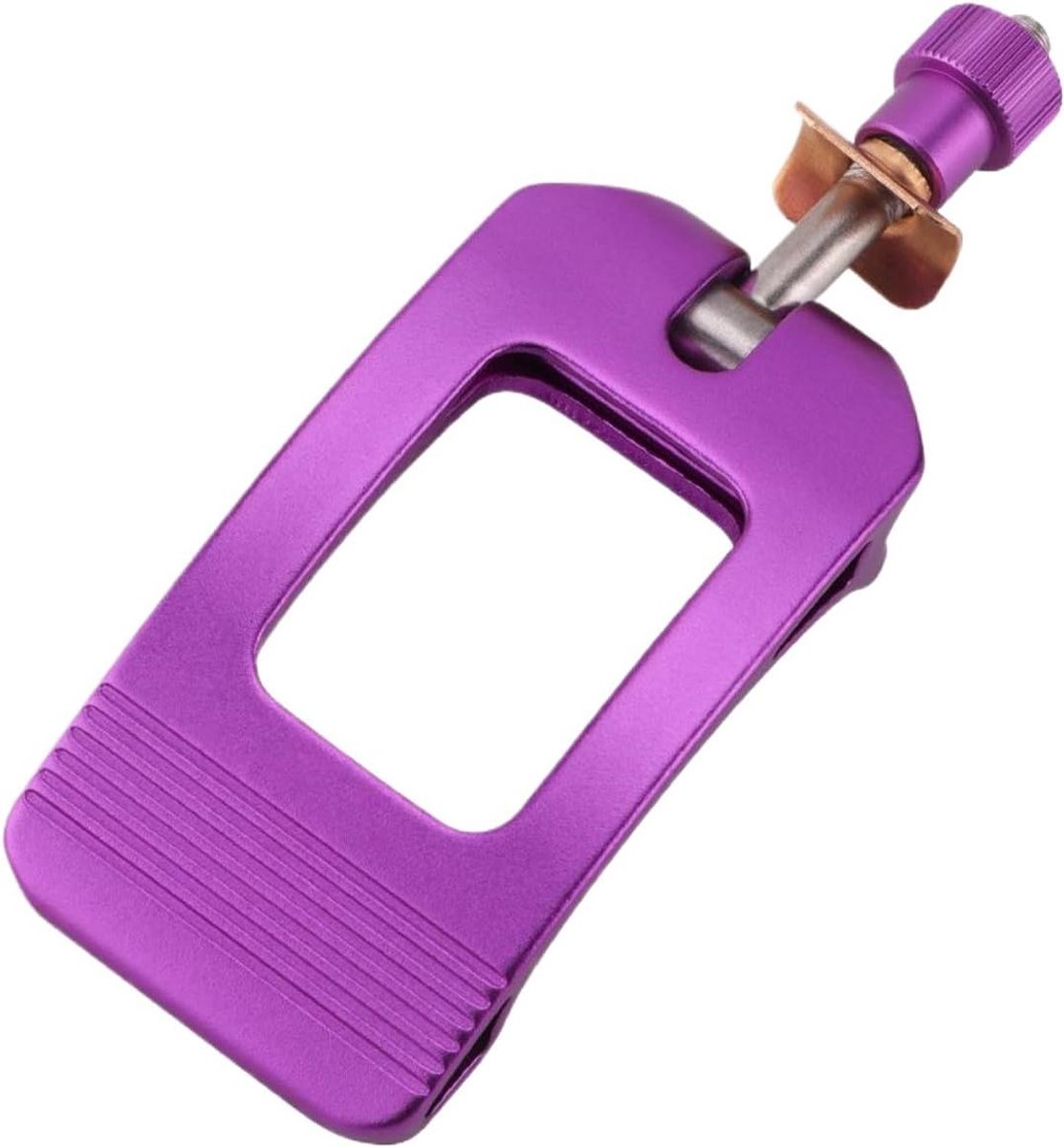 Fiets Stuurpen Clip - Zadelbuis Clip - Fietsen Onderhouden - Snelontgrendeling - 12x4x3cm - Paars