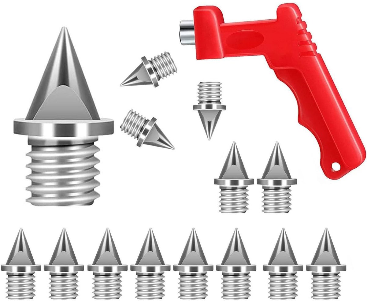 14-delige set 6mm spikes met sleutel voor stabiele cross-country, jumping en hiking, plastic en loopbaan gebruik