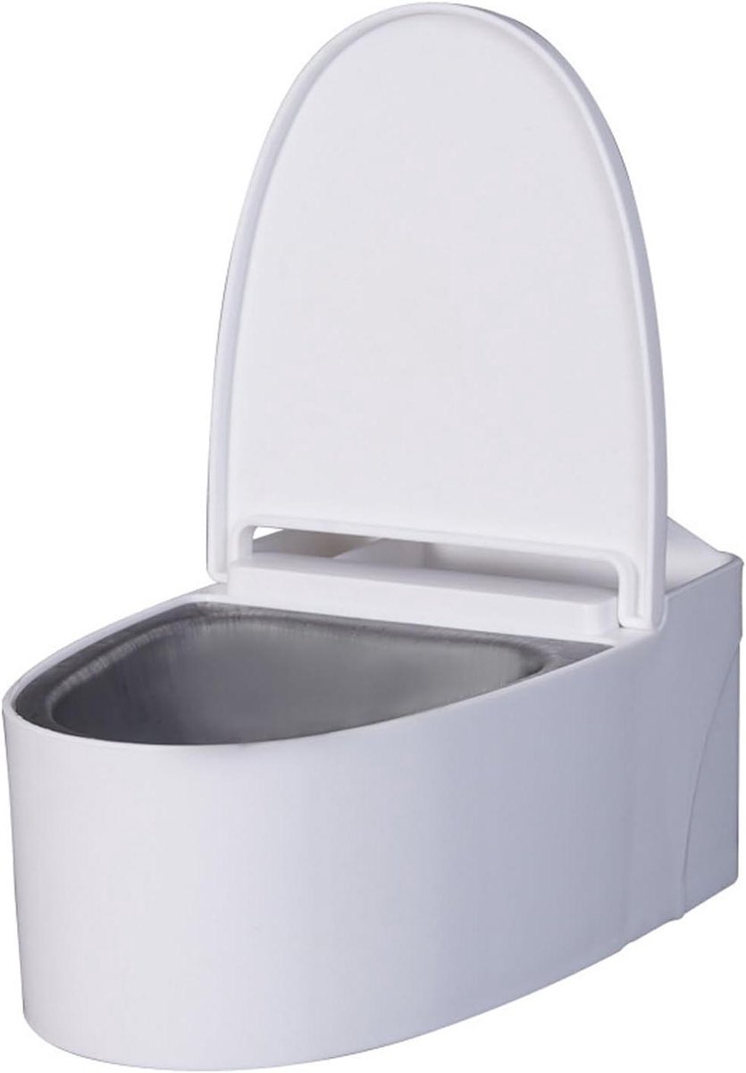 Vogel Toilet - Zindelijkheidstraining Tool - Huisdier Training - Afneembaar Ontwerp - 13.4x8.7x5.5 cm - Wit
