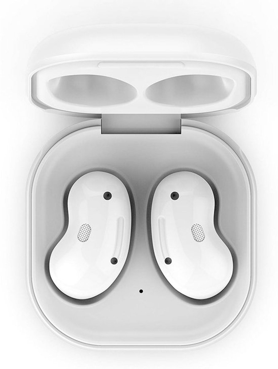 voor Galaxy Buds Live Case Vervanging, Galaxy Buds Live Oplaadcase Vervanging, met 1 meter Oplaadkabel (Wit)