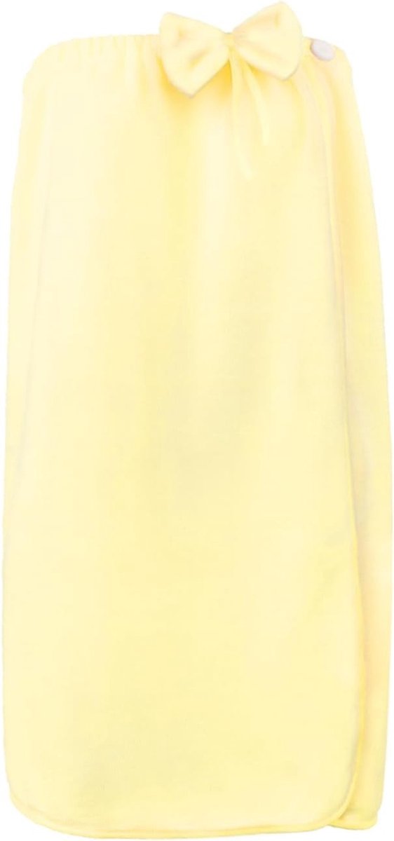 Stijlvolle Sauna Kilt voor Dames met Schattige Strik, Ideaal als Sauna Handdoek, Badkleding en Strand Sarong van Microfiber