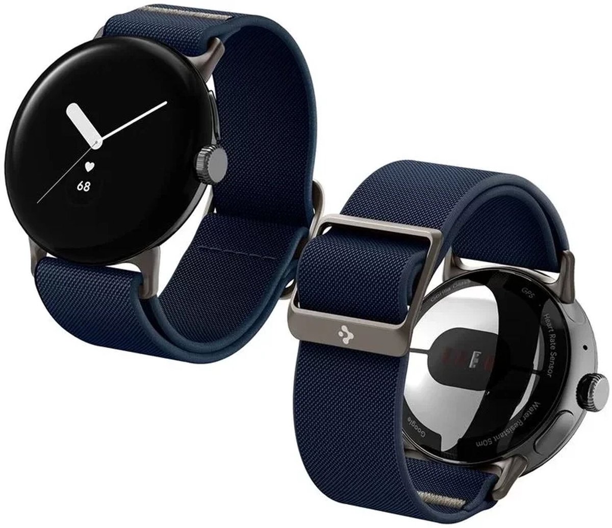 Spigen Lite Fit - Bandje Geschikt voor Google Pixel Watch 5/4/3/2/1 41mm - Blauw