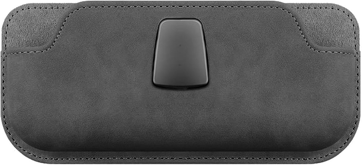 Car Glasses Case With Clips - Large Capacity Self Adhesive Sunglasses Box Organizer Holder For Cards Tickets | Vehicle Storage Solution, Commuting Convenience Kit, Dashboard Organization Upgrade, Auto