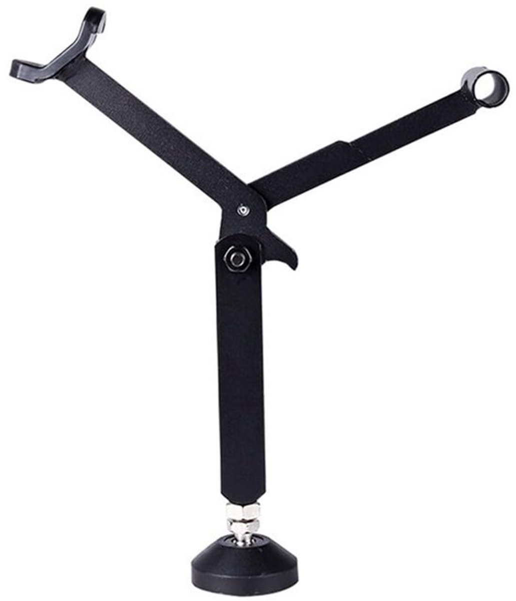 Motorfiets achterwiel, universeel, draagbare, verstelbare motorstandaard, draagbare motorfiets voor achter en voorwiel, opvouwbare krik, zwart