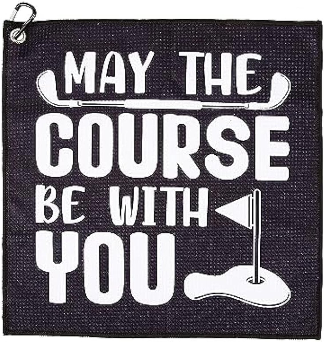 Grappige Golfhanddoek voor Mannen - Perfecte Cadeaus voor Golfer, Vader of Echtgenoot - Gepersonaliseerde Golfaccessoires met Clip voor Golfbags en Verjaardagen