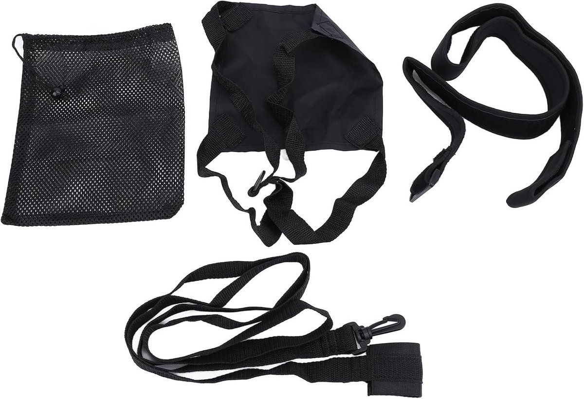 Draagbare multifunctionele zwemparachute voor weerstandstraining met riemset voor volwassenen, ideaal voor wateractiviteiten en zwemtraining (30cm #13)