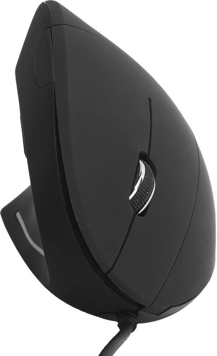 Linkshandige muis, bedrade linkermuisknop verticale ergonomische 800/1200/1600 DPI USB optische gevoelige en stille klik gaming kantoor computer muizen voor Windows 8 / Windows 10